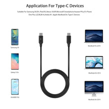Load image into Gallery viewer, USB-C to USB-C Cable (10ft)